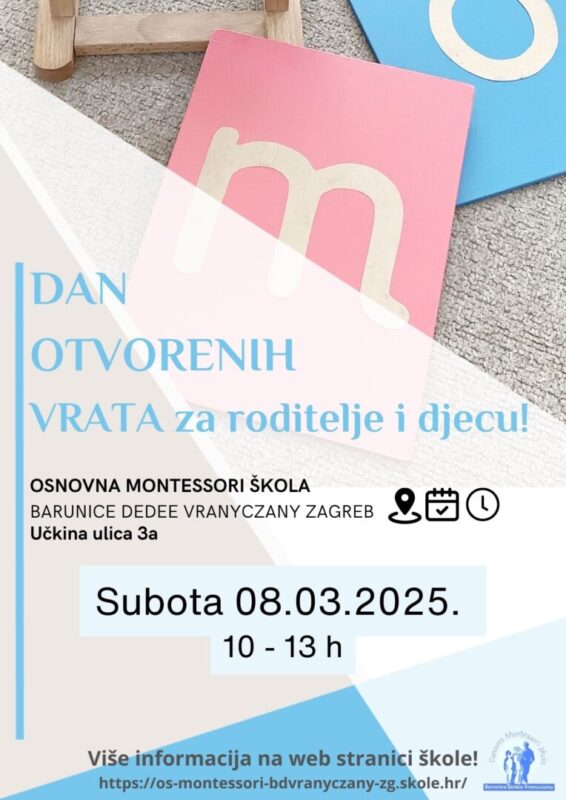 Dan otvorenih vrata Montessori škole